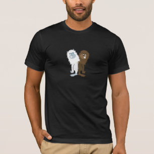 Yeti v Bigfoot T-shirt