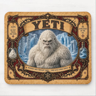 Yeti, Vintage Circus Monster Muismat