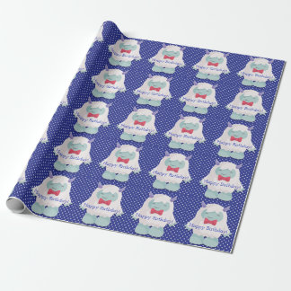 Yeti voor gevierde jongens Abominable Snowman Birt Cadeaupapier