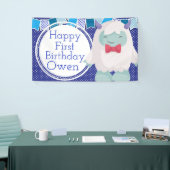 Yeti voor gevierde jongens Abominable Snowman Birt Spandoek (Beurs)
