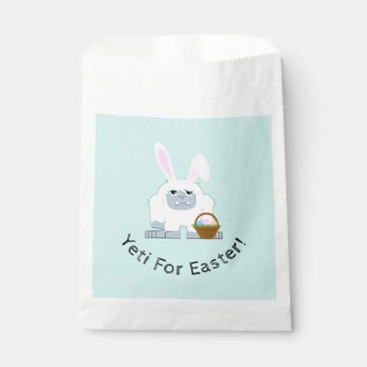 Yeti voor paasbroodrooster Yeti Bedankzakje (Voorkant)