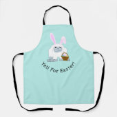 Yeti voor paasbroodrooster Yeti Schort (Voorkant)