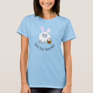 Yeti voor Pasen Schattige Pasen Yeti  T-shirt