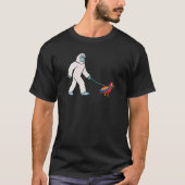 Yeti Walking Parrot Bird Cryptozoology Pet T-shirt (Voorkant)