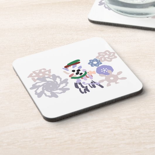 Yeti winter fun bier onderzetter (Linkerzijde)