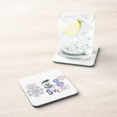 Yeti winter fun bier onderzetter (Rechterzijde)