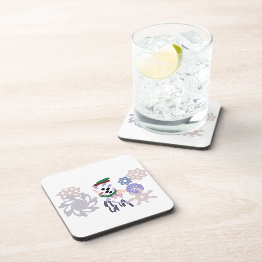 Yeti winter fun bier onderzetter (Rechterzijde)