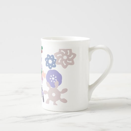 Yeti winter fun porselein kop (Rechts)