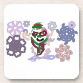 Yeti winter rock bier onderzetter (Voorkant)