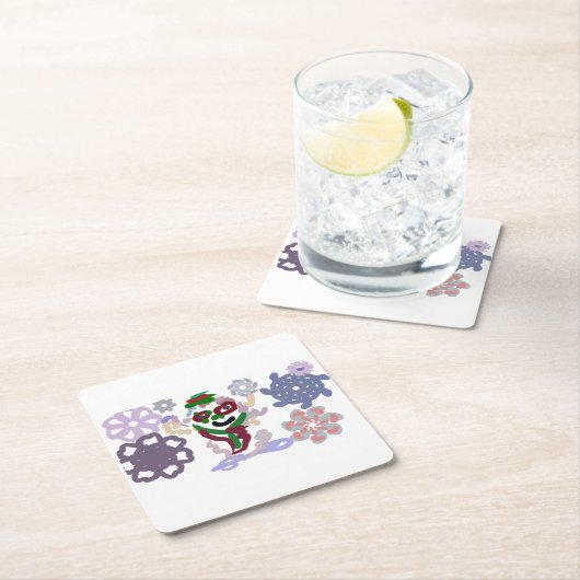 Yeti winter rock kartonnen onderzetters (Insitu)