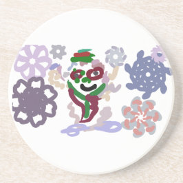 Yeti winter rock zandsteen onderzetter