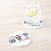 Yeti winter rock zandsteen onderzetter (Zijkant)