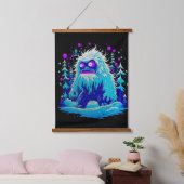 Yeti Winter Wonderland Hangend Wandkleed (Slaapkamer)