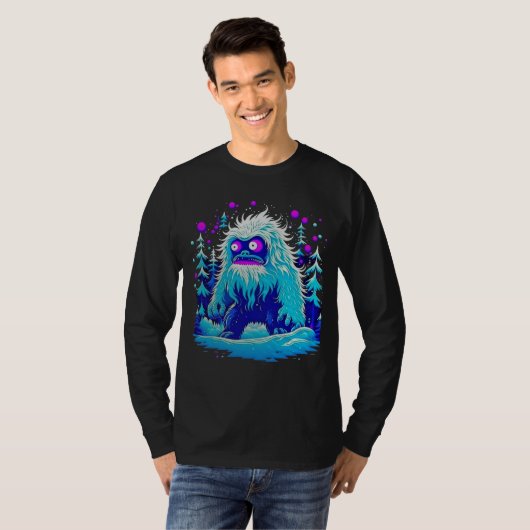 Yeti Winter Wonderland T-shirt (Voorkant volledig)