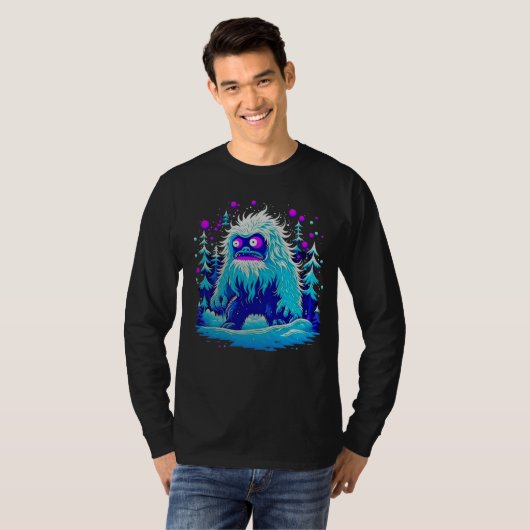 Yeti Winter Wonderland T-shirt (Voorkant volledig)