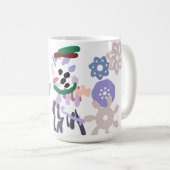 Yeti winterpret koffiemok (Voorkant rechts)