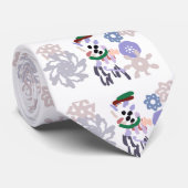 Yeti winterpret stropdas (Opgerold)