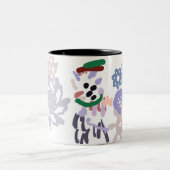 Yeti winterpret tweekleurige koffiemok (Center)