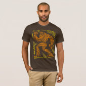 Yeti Woodcut Graphic T-shirt (Voorkant volledig)