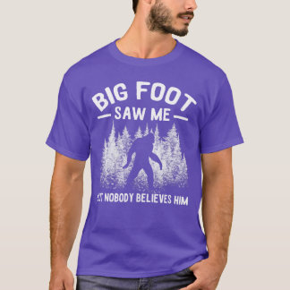 Yeti Zag Me Maar Niemand Gelooft Hem Sasquatch cad T-shirt