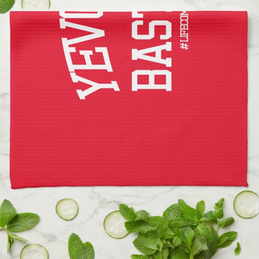 Yevgeny Bastard #LifeCommentaar Theedoek (Gevouwen)