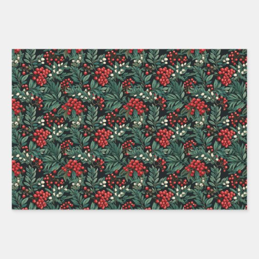 Yew Berry Inpakpapier Vel (Voorkant 2)