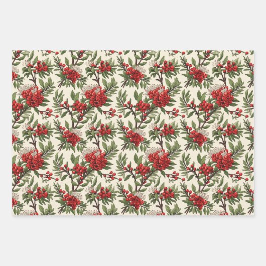 Yew Berry Inpakpapier Vel (Voorkant)