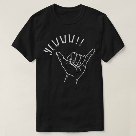 Yew Surfen T-shirt (Design voorkant)