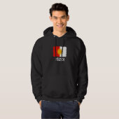Yezidi Flag Ezidi Hoodie (Voorkant volledig)