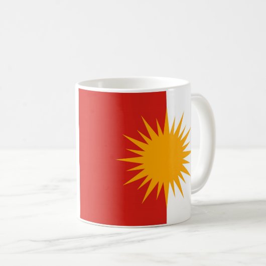 Yezidi Flag Mok (Voorkant rechts)