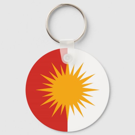 Yezidi Flag Sleutelhanger (Voorkant)