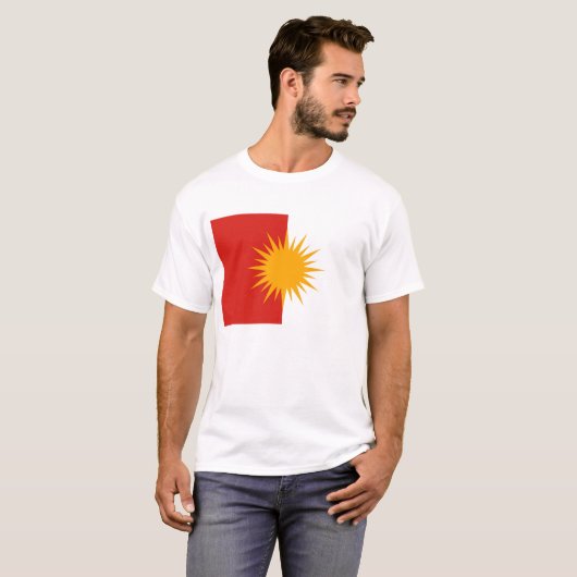 Yezidi Flag T-shirt (Voorkant volledig)