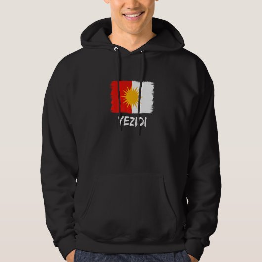 Yezidi-vlag Ezidi Hoodie (Voorkant)