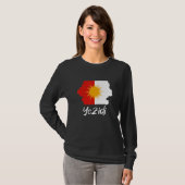 Yezidi-vlag Ezidi T-shirt (Voorkant volledig)
