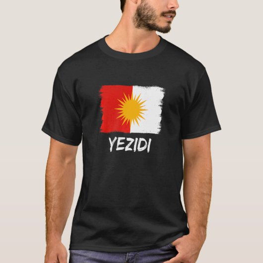 Yezidi-vlag Ezidi T-shirt (Voorkant)