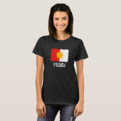 Yezidische vlag Ezidi T-shirt (Voorkant volledig)