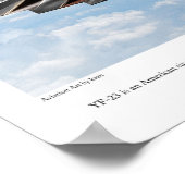 YF-23 Black Widow II Poster (Hoek)