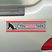 yft_sticker, 19-03-2008, www.youfreedtaos.com bumpersticker (Op auto)