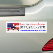 YGC Radio Bumpersticker (Op auto)