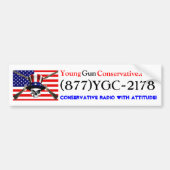 YGC Radio Bumpersticker (Voorkant)