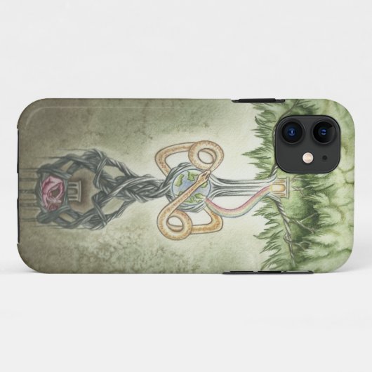 Yggdrasil Case-Mate iPhone Case (Achterkant (horizontaal))