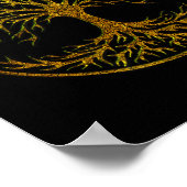 Yggdrasil, Celtic Tree of Life, Norse Mythology Poster (Hoek)