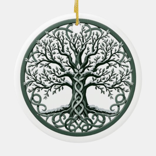 Yggdrasil Celtic Tree of Life Ornament (Achterkant)
