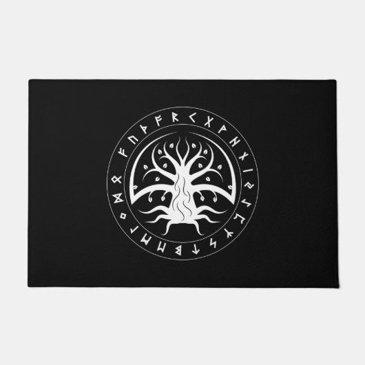 Yggdrasil Circle runt Deuren Deurmat (Voorkant)
