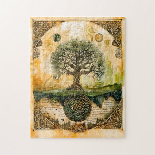 Yggdrasil de Noorse Levensboom Legpuzzel