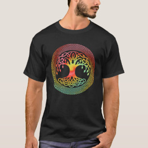 Yggdrasil Keltische Boom van het Leven Stropdas Ge T-shirt