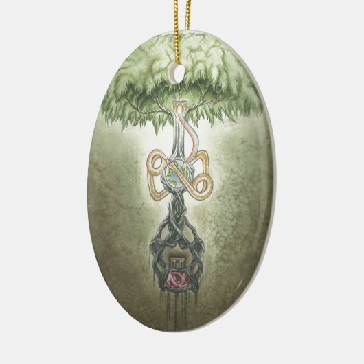 Yggdrasil Keramisch Ornament (Links)