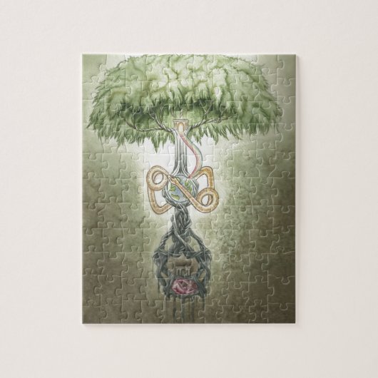 Yggdrasil Legpuzzel (Verticaal)