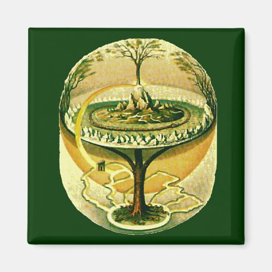 Yggdrasil, levensboom magneet (Voorkant)