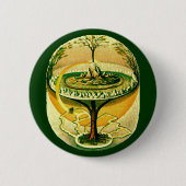 Yggdrasil, levensboom ronde button 5,7 cm (Voorkant)